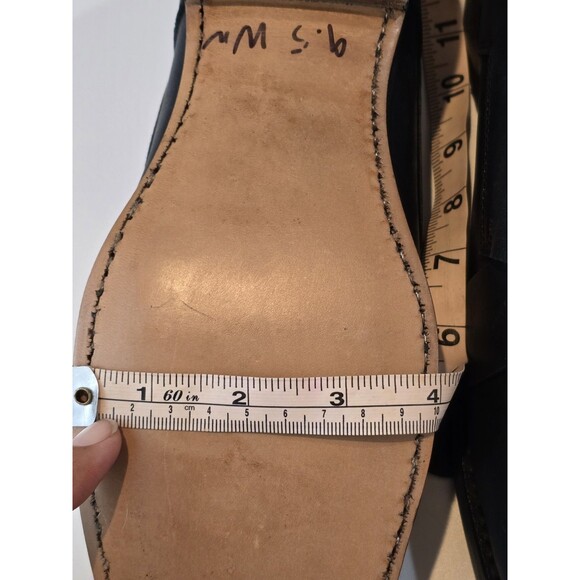 Fugawee Historical Footwear Black Leather Strap Loafers Colonial Buckle Shoes main image 6